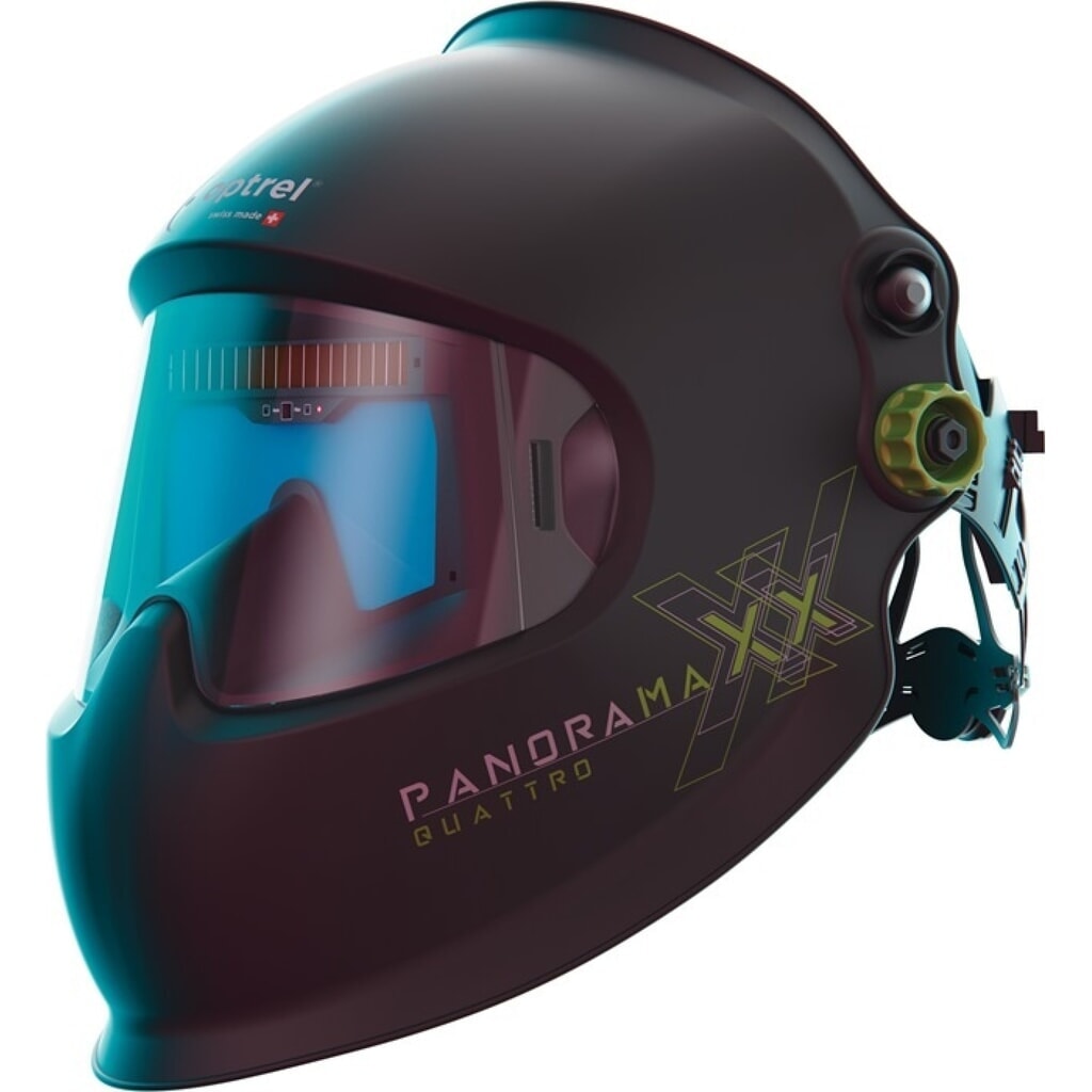 OPTREL Schweisserschutzhelm Panoramaxx Quattro, 180 x 120 mm, optrel re-charge,optrel IsoFit® headgear, Karton Produktabbildung: OPTREL Schweisserschutzhelm Panoramaxx Quattro, 180 x 120 mm, optrel re-charge,optrel IsoFit® headgear, Karton