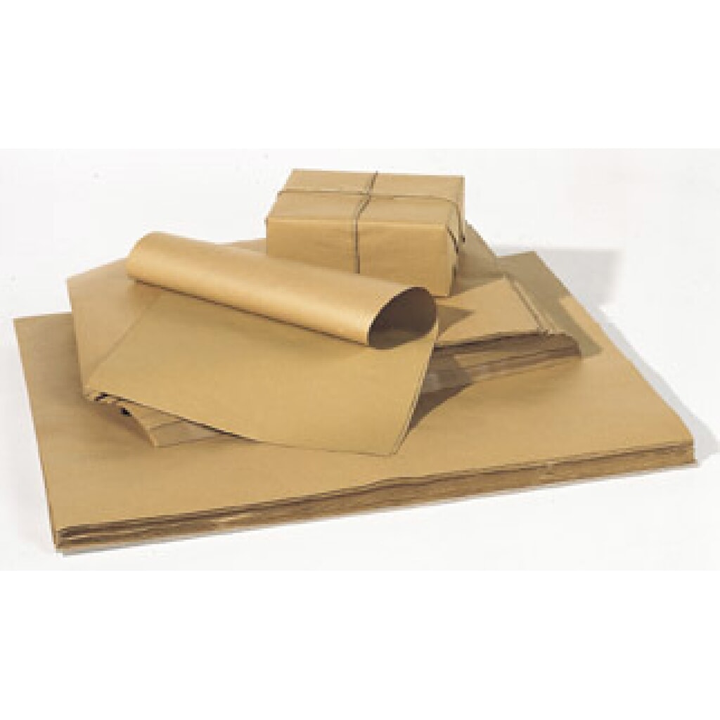 Produktabbildung: Packpapier, BxL 750 x 1.000 mm, enggerippt, ca. 420 Bögen je VE