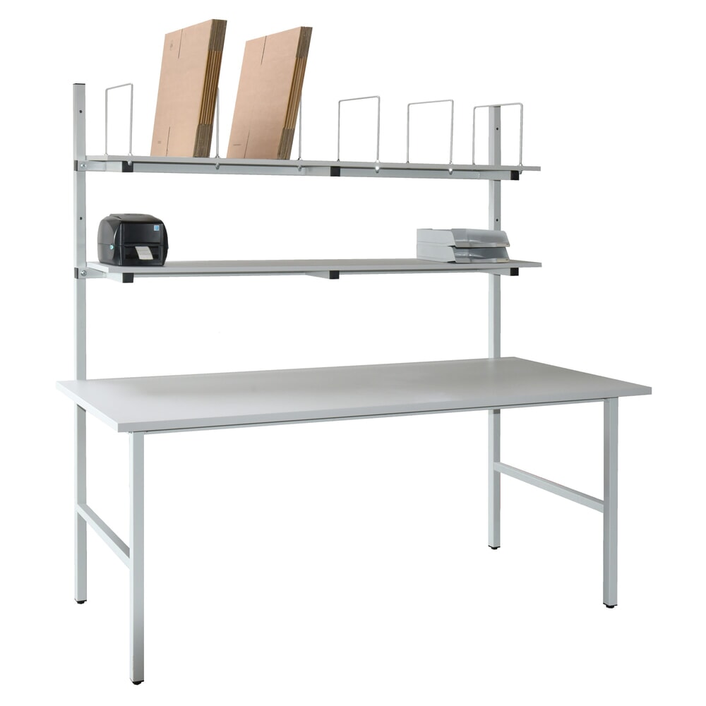 Produktabbildung: DAHMEN Packtisch Basic, einseitig, Komplett-Set, HxBxT 850 x 1.600 x 900 mm