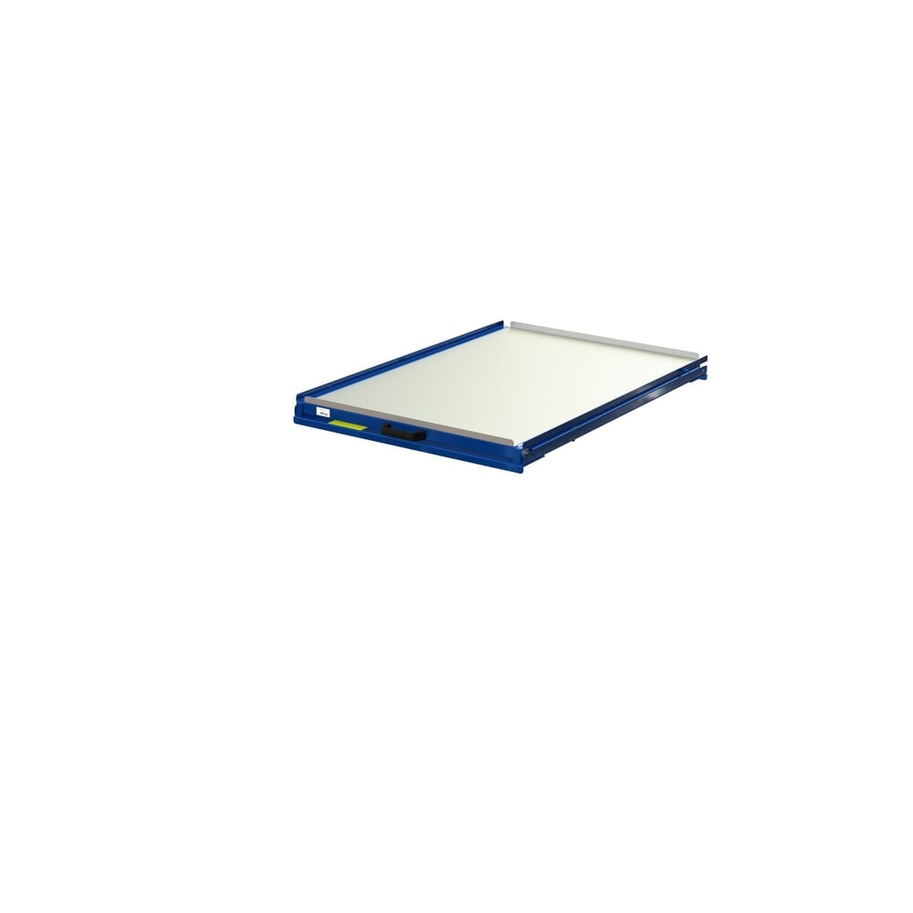 Produktabbildung: Palettenauszug mit Stahlboden, Tragkraft 200 kg, 70 % Auszugstiefe