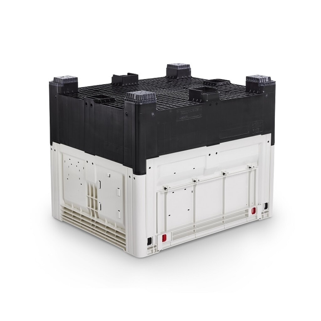 Produktabbildung Nr. 3: Palettenbox, klappbar, geschlossen, 1200x800x800 mm, mit 4 Füssen