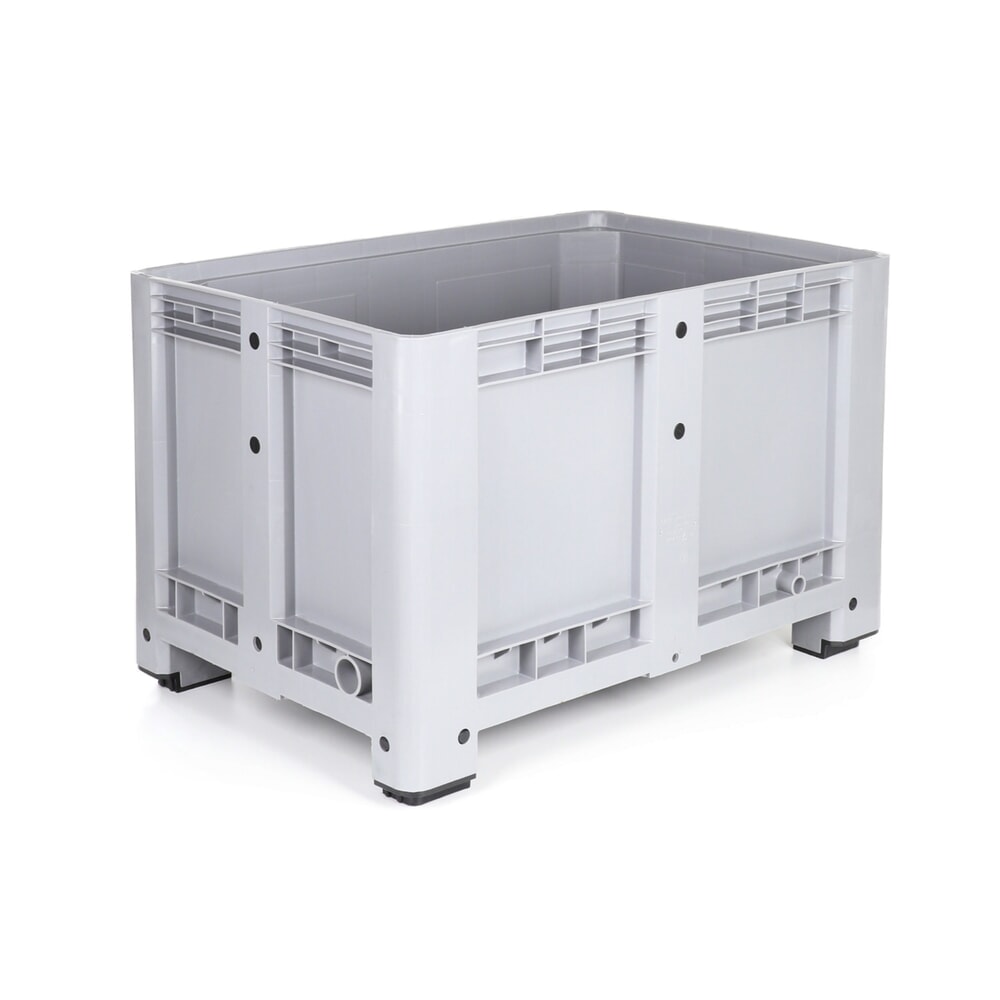 Produktabbildung: Palettenbox M, 1200x800x760 mm, geschlossen, mit 4 Füssen