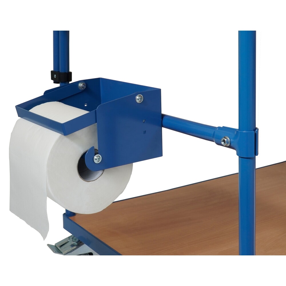 Produktabbildung: Papierrollenhalter für fetra® MulitVario-Wagen, Breite 700 mm