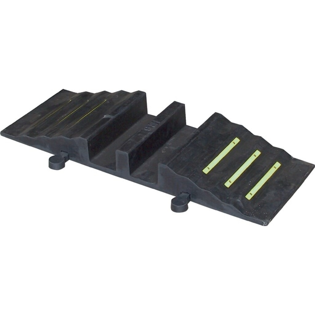 PARSCH Gummi-Schlauchbrücke, L1010xB290xH135mm, bis 125 mm für 2 Schläuche Produktabbildung: PARSCH Gummi-Schlauchbrücke, L1010xB290xH135mm, bis 125 mm für 2 Schläuche