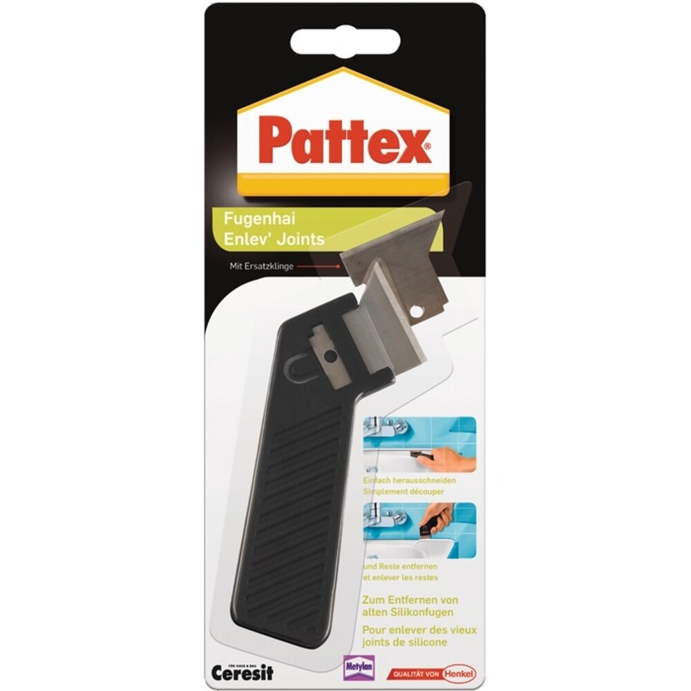 Produktabbildung: PATTEX Fugenschneider Fugenhai 1 Fugenschneider,1 Ersatzklinge
