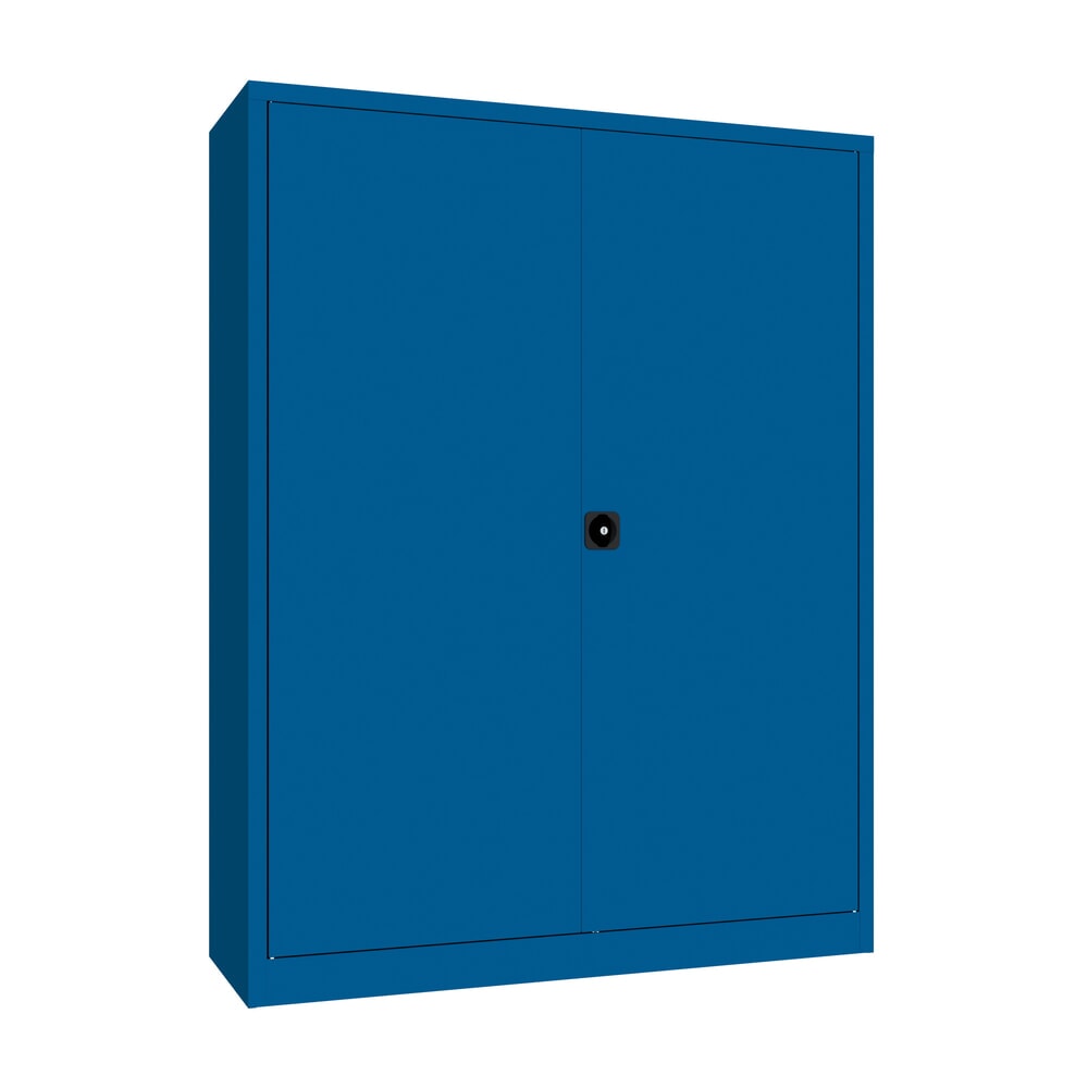 Produktabbildung: PAVOY Grossraum-Flügeltürschrank, 4 Fachböden, HxBxT 1.950 x 1.500 x 500 mm, enzianblau, enzianblau