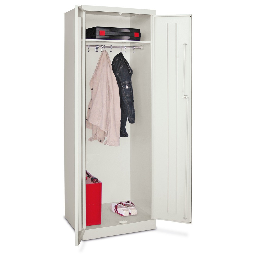 Produktabbildung: PAVOY Kleiderspind HxBxT 1.800 x 600 x 500 mm, reinweiss, reinweiss