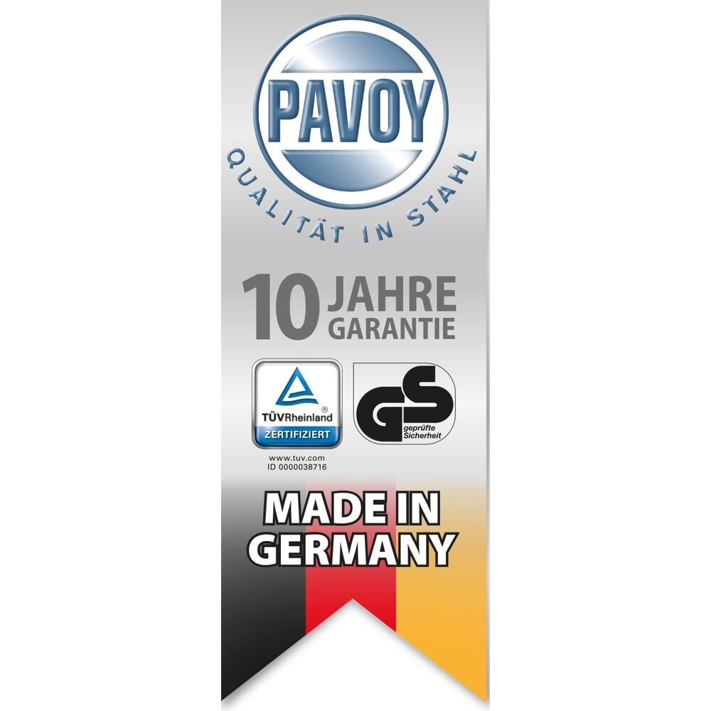 Produktabbildung Nr. 2: PAVOY Vertikalauszugschrank mit Trennwand + 2 Lochwandauszügen + 3 Böden + 2 Schubladen, lichtblau, lichtgrau
