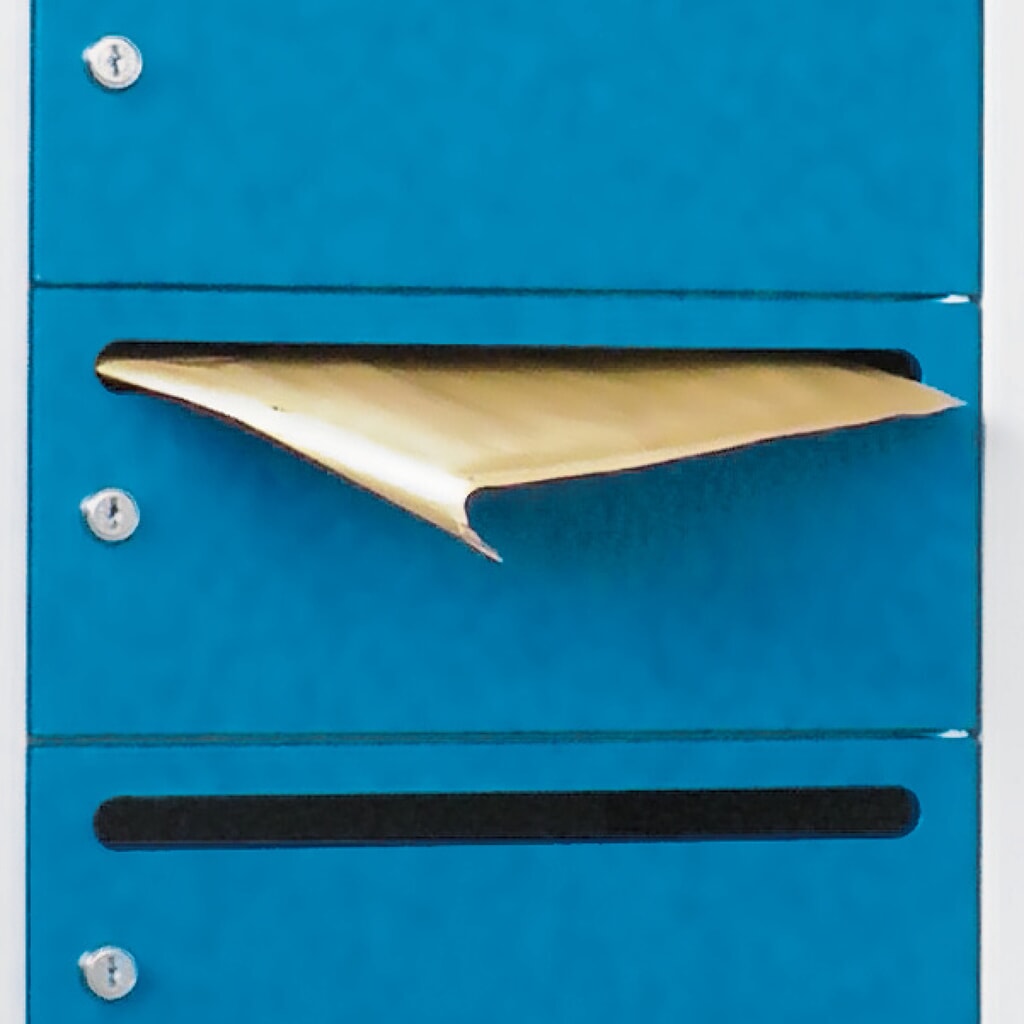 PAVOY Postverteilschrank, 2x 10 Fächer, HxBxT 1.850 x 800 x 500 mm, lichtgrau, lichtgrau Produktabbildung Nr. 2: PAVOY Postverteilschrank, 2x 10 Fächer, HxBxT 1.850 x 800 x 500 mm, lichtgrau, lichtgrau
