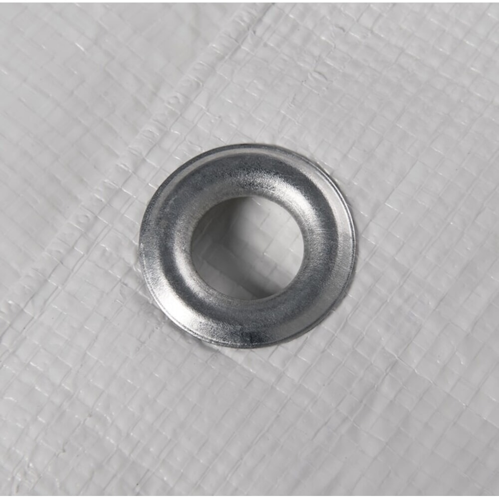 Produktabbildung Nr. 2: PE-Bauzaunplane, Länge 1,76 m Breite 3,41 m, weiss 140 g/m²