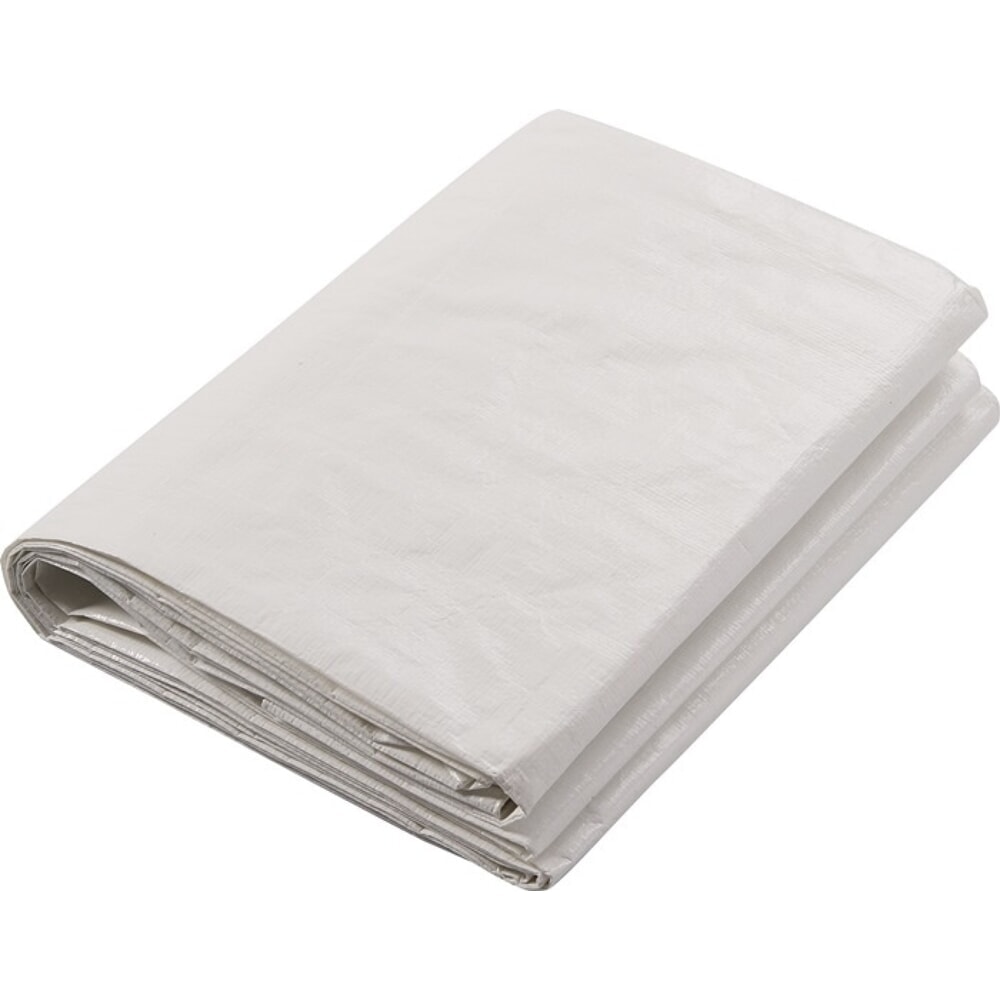 Produktabbildung Nr. 1: PE-Bauzaunplane, Länge 1,76 m Breite 3,41 m, weiss 140 g/m²