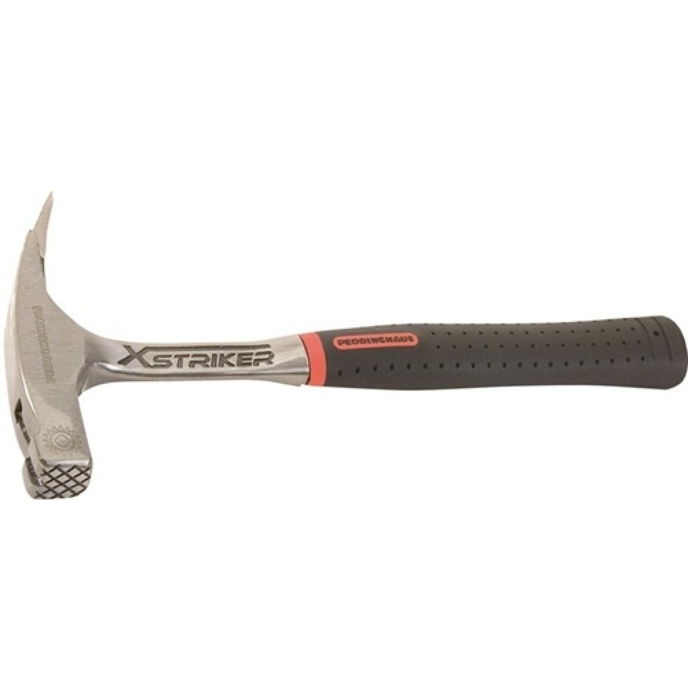 Produktabbildung: Ganzstahllatthammer Kopf-G.950g m.Magnet geraut PEDDINGHAUS