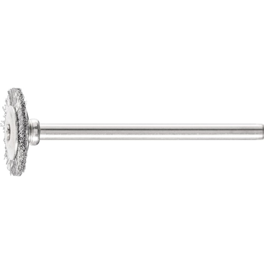 Produktabbildung: PFERD Minirundbürste RBU 1602/3 ST 0,10, Stahl, D16xB2xL3mm