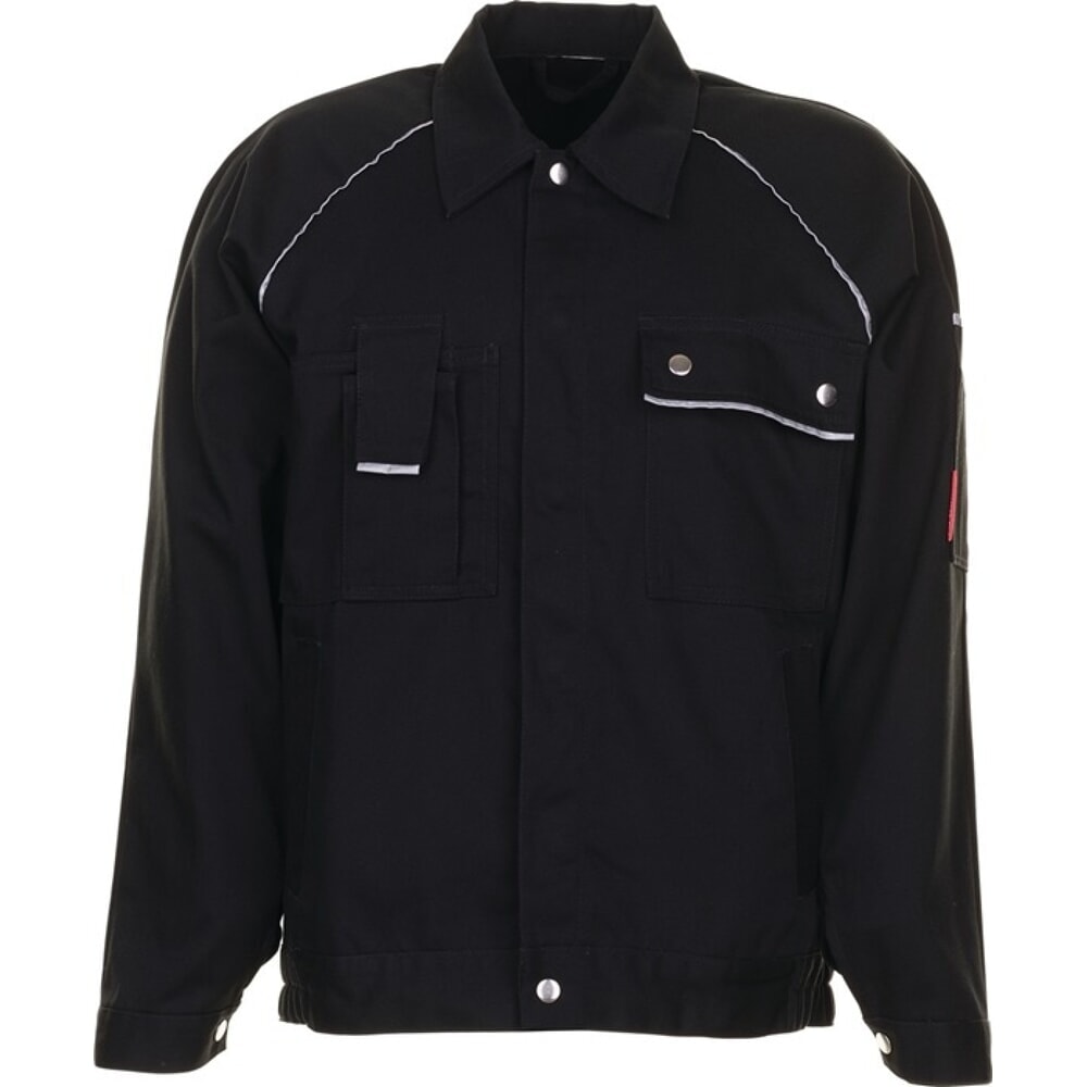 Produktabbildung: PLANAM Bundjacke Canvas 320, schwarz/schwarz, Grösse 48