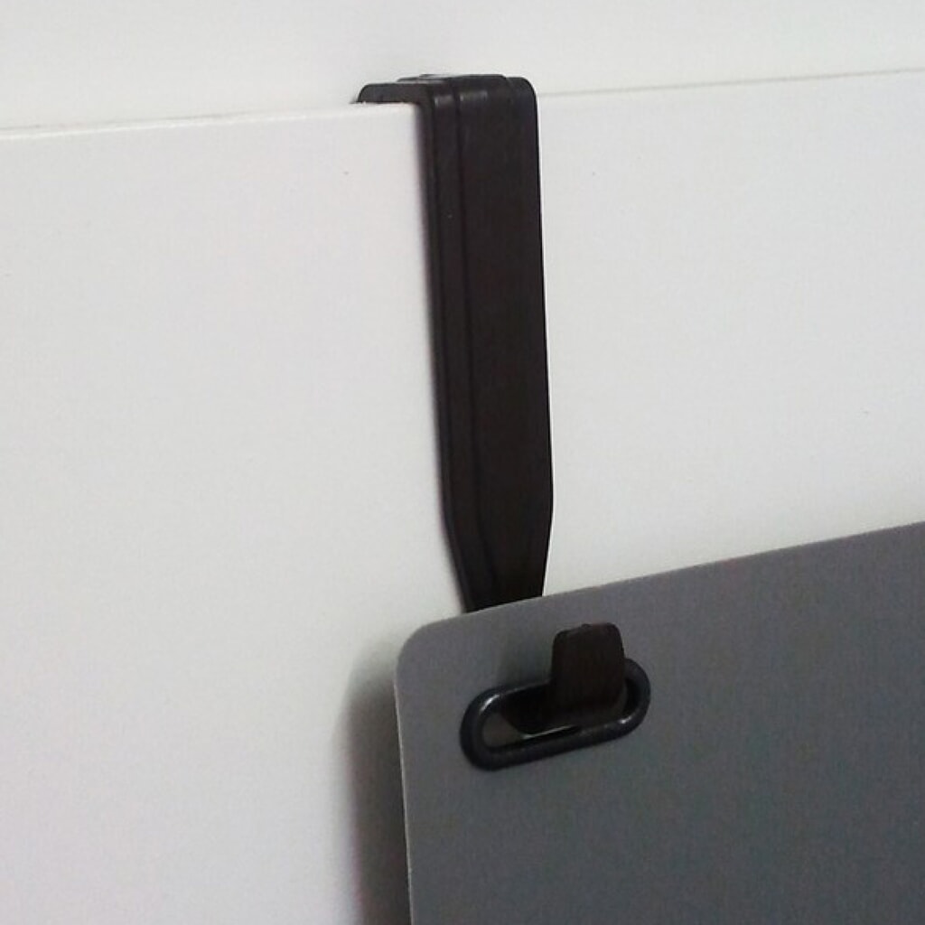 Planboard aus Polypropylen für A5 hoch, HxB 900 x 200 mm Produktabbildung Nr. 2: Planboard aus Polypropylen für A5 hoch, HxB 900 x 200 mm