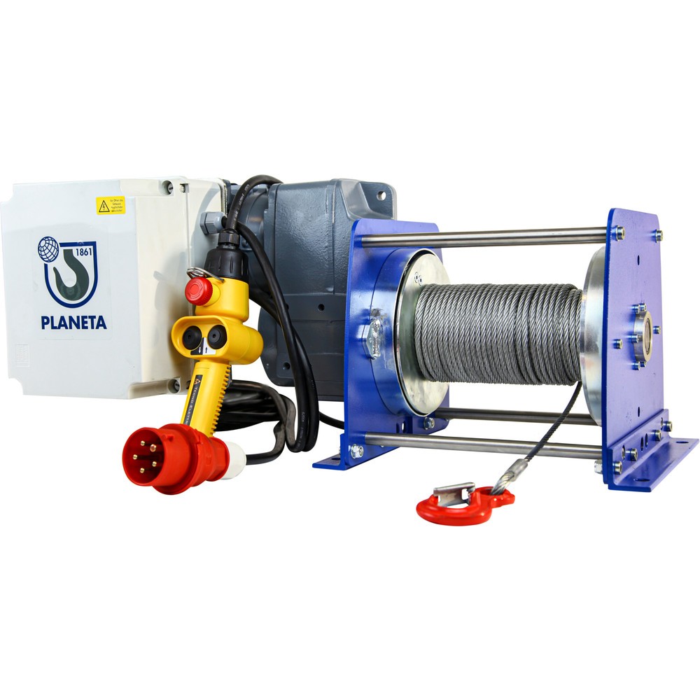 Produktabbildung: PLANETA Elektro-Seilwinde PFW-C, Seillänge 50 m, TK 250 kg, 400 V