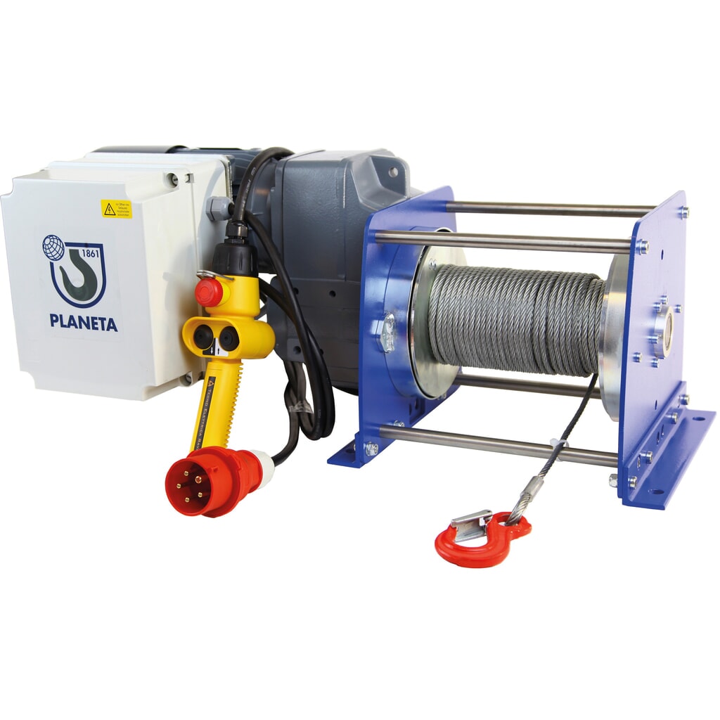 PLANETA Elektro-Seilwinde PFW-C, Seillänge 50 m, TK 250 kg, 400 V Produktabbildung Nr. 13: PLANETA Elektro-Seilwinde PFW-C, Seillänge 50 m, TK 250 kg, 400 V