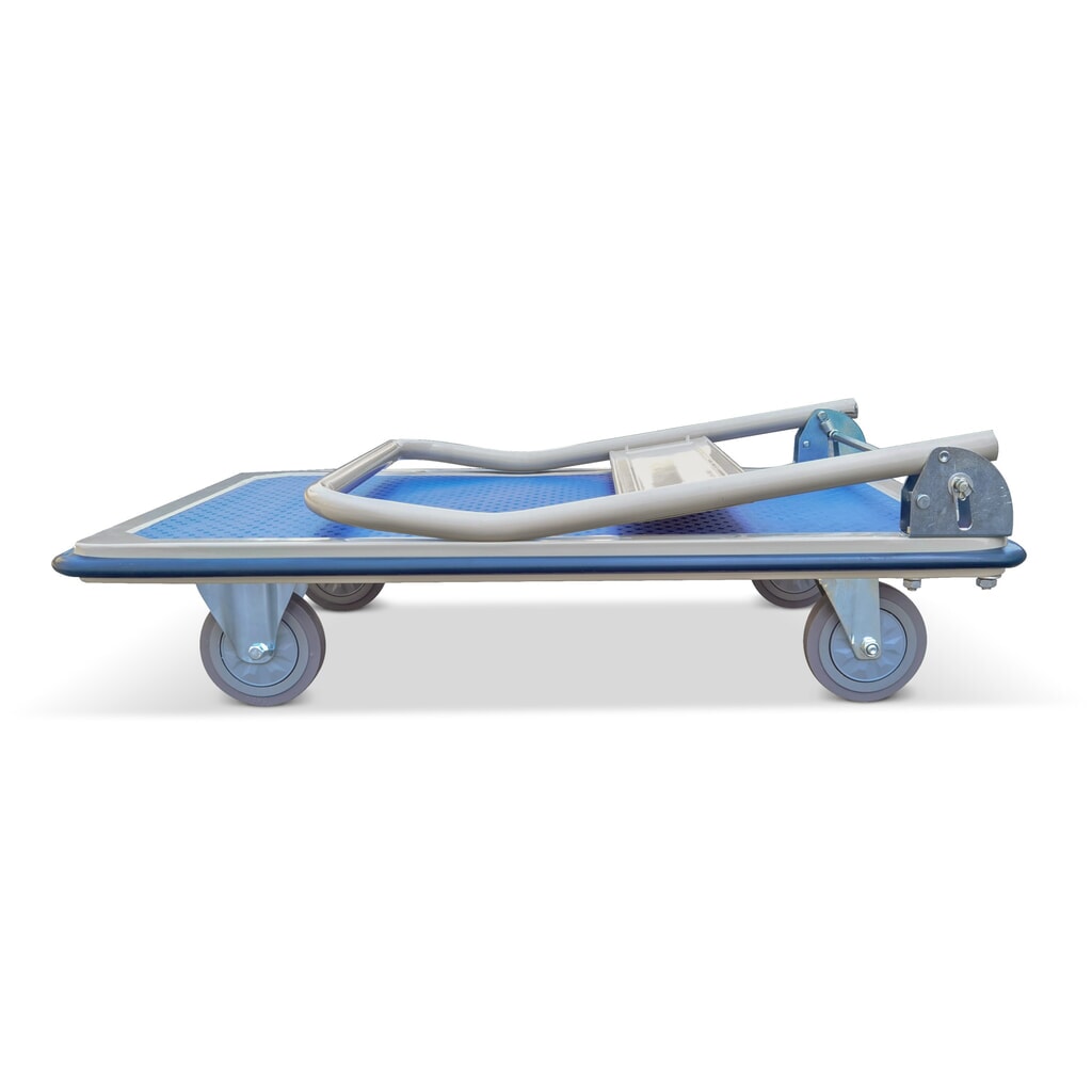 Plattformwagen aus Stahlblech, klappbar, TK 150 kg, BxT 480 x 740 mm Produktabbildung Nr. 5: Plattformwagen aus Stahlblech, klappbar, TK 150 kg, BxT 480 x 740 mm