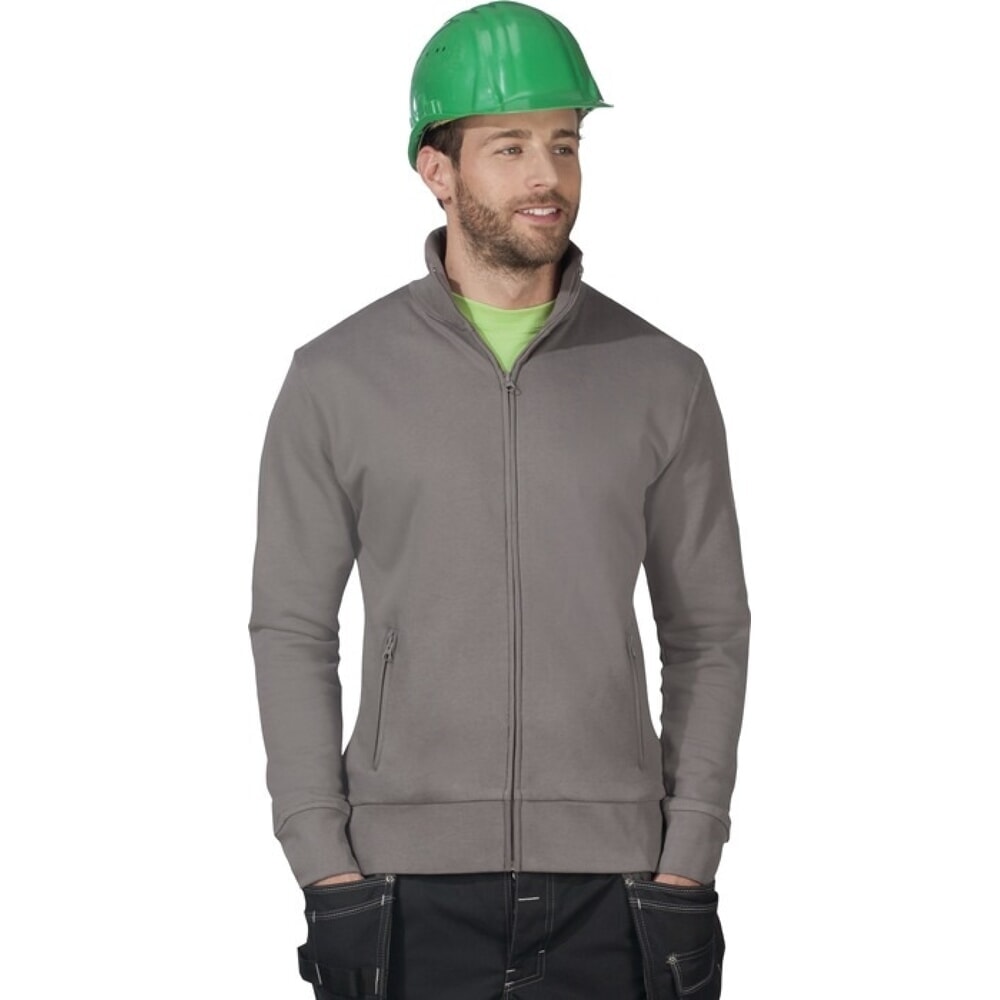 Produktabbildung: PROMODORO Men´s Sweatjacke Gr.M steel grey