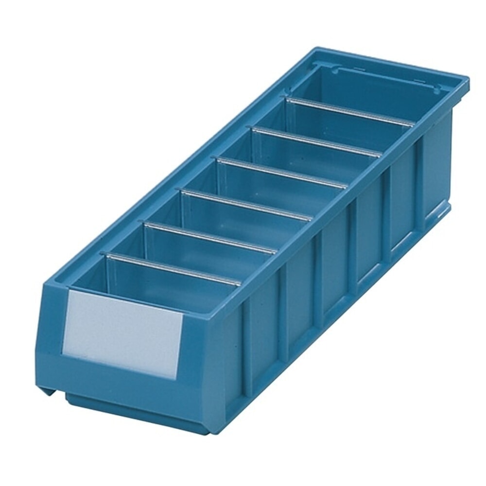Produktabbildung: Querteiler, PS glasklar, für Regalkasten B 117 x H 90 mm, 10St./Btl.