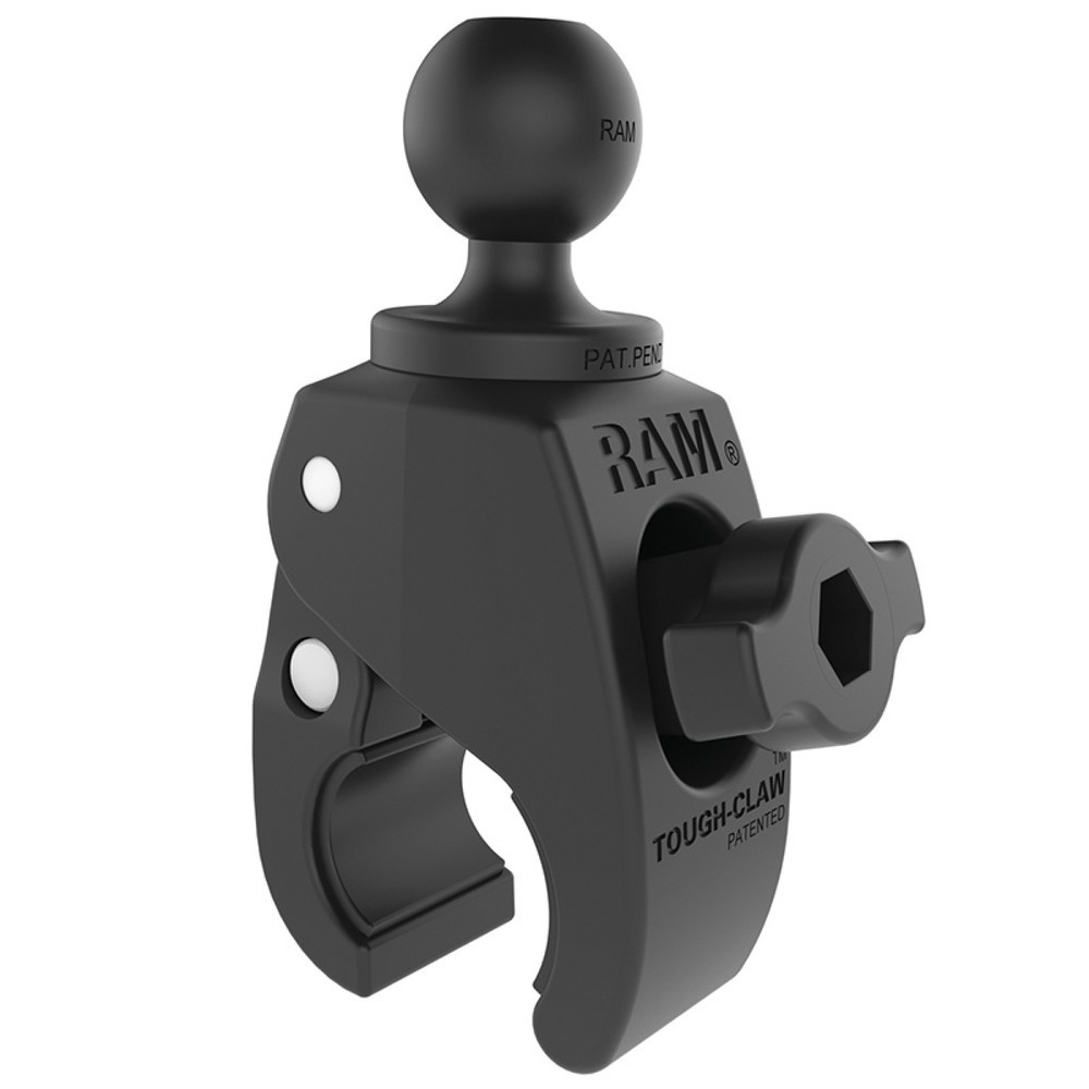 Produktabbildung: RAM Mounts Tough-Claw Halteklammer (klein) mit Feststellschraube, Verbundstoff, B-Kugel (1 Zoll), im Polybeutel