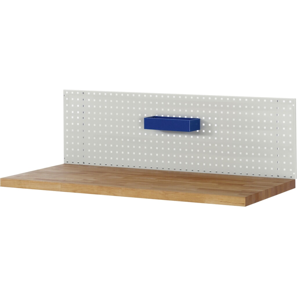 RAU Ablagekasten für Lochplatte, HxBxT 65 x 300 x 125 mm Produktabbildung: RAU Ablagekasten für Lochplatte, HxBxT 65 x 300 x 125 mm