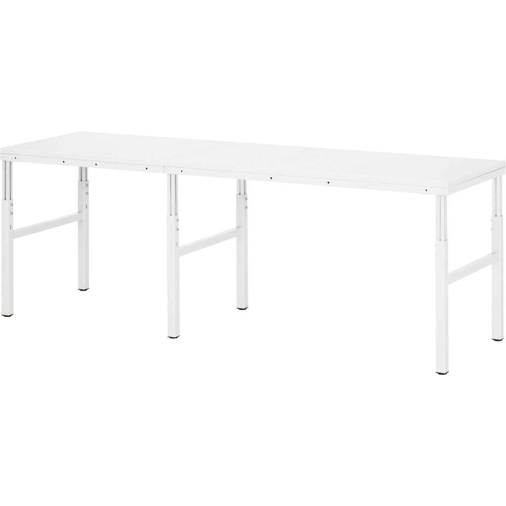 Produktabbildung Nr. 3: RAU Arbeitstisch Serie E, HxBxT 650-1.000 x 1.800 x 500 mm, Arbeitsplatte Melamin-Belag