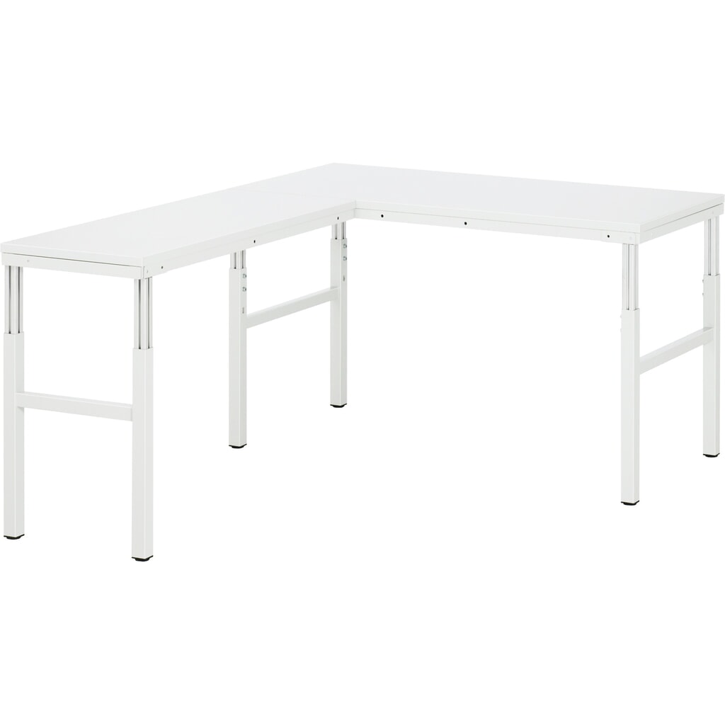 Produktabbildung Nr. 4: RAU Arbeitstisch Serie E, HxBxT 650-1.000 x 1.800 x 500 mm, Arbeitsplatte Melamin-Belag