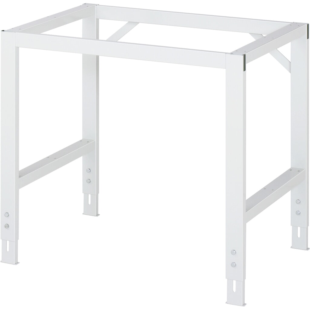 Produktabbildung Nr. 4: RAU höhenverstellbarer Werktisch Serie TOM, HxBxT 760-1.080 x 1.000 x 1.000 mm, 2 Schubladen, Arbeitsplatte Buche-Massiv