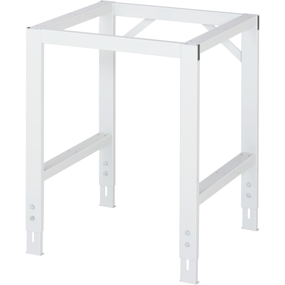 Produktabbildung Nr. 2: RAU höhenverstellbarer, mobiler Werktisch Serie TOM mit Ablageboden, HxBxT 910-1.230 x 750 x 1.000 mm, MDF Arbeitsplatte