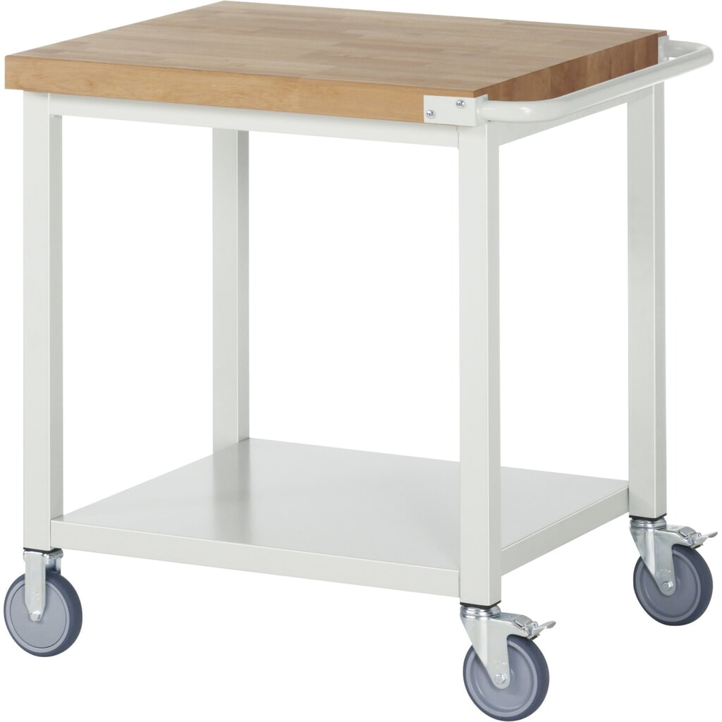 Produktabbildung: RAU mobile Werkbank Serie 8000, HxBxT 880-1.080 x 750 x 700 mm, 1 Ablageboden