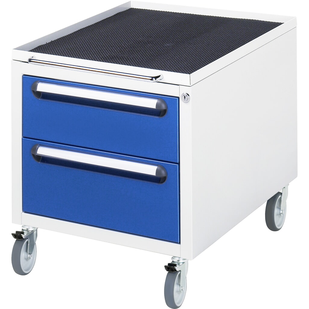 RAU Roll-Container, HxBxT 450 x 480 x 600 mm, mit 2 Schubladen Produktabbildung: RAU Roll-Container, HxBxT 450 x 480 x 600 mm, mit 2 Schubladen