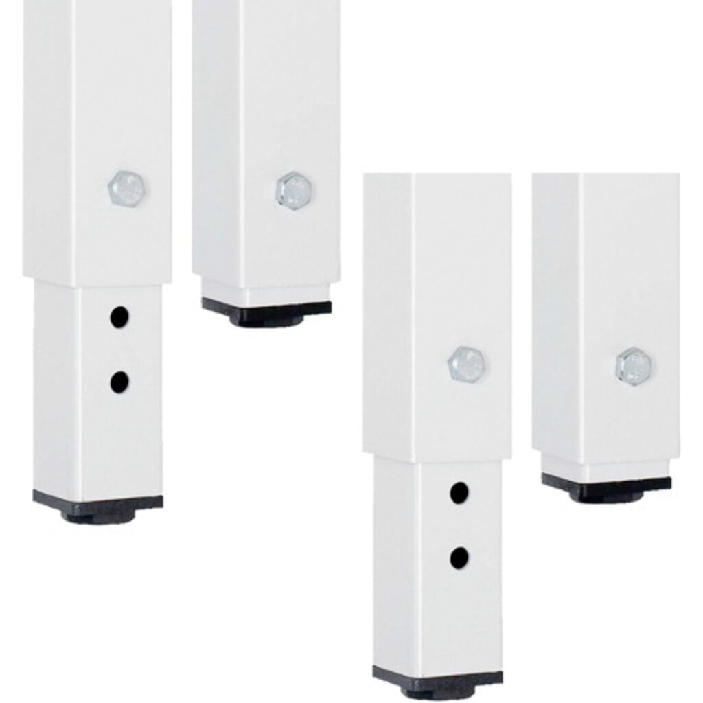 Produktabbildung Nr. 6: RAU mobile Werkbank Serie 8000, 1 Dreifach-Container, 2 Fachböden, HxBxT 880-1.080 x 2.000 x 700 mm, 4 x 90%-Auszug-Schubladen