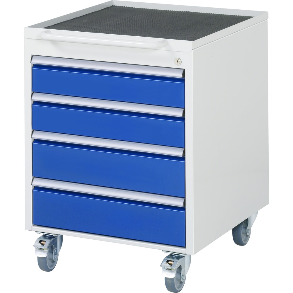 Produktabbildung: RAU Roll-Container Serie 7000, HxBxT 745 x 580 x 650 mm, mit 4 Schubladen