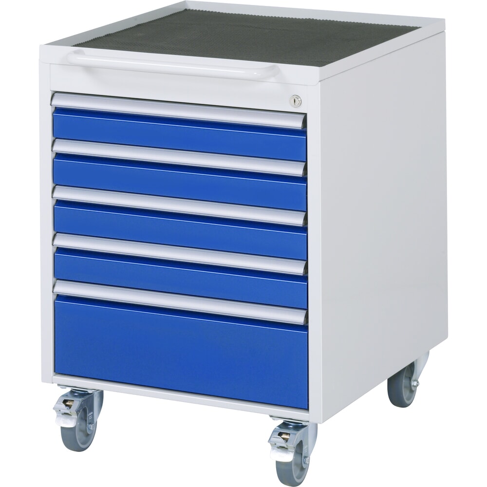 Produktabbildung: RAU Roll-Container Serie 7000, HxBxT 745 x 580 x 650 mm, mit 5 Schubladen
