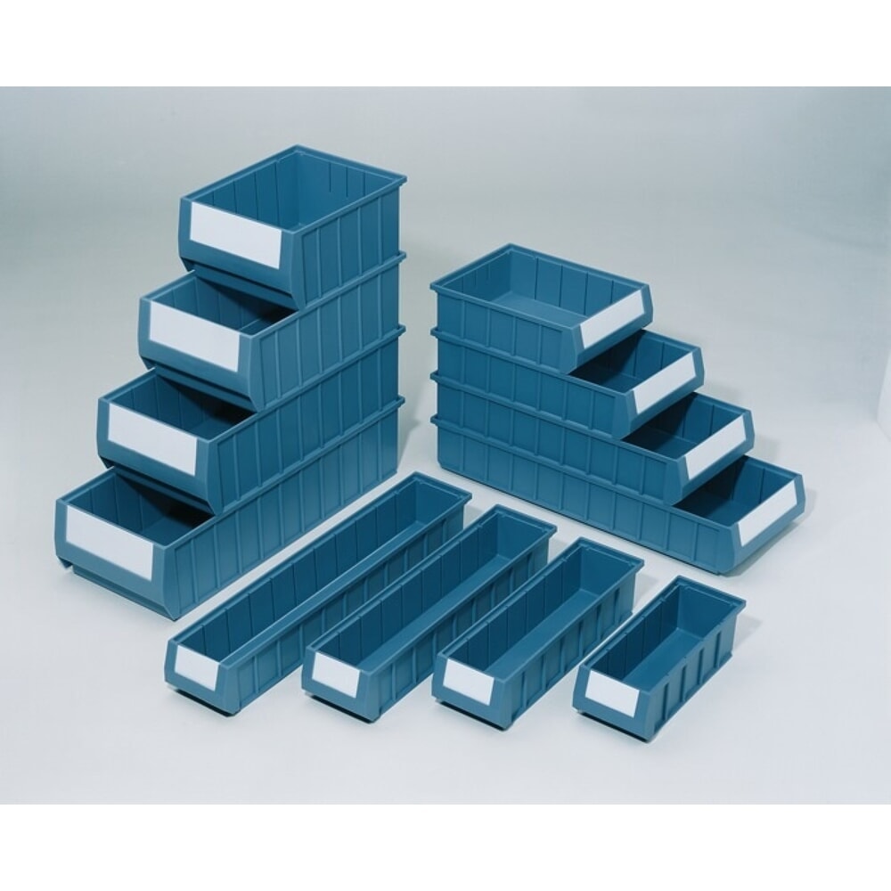 Produktabbildung: Regalkasten, blau PP, L300xB234xH90mm