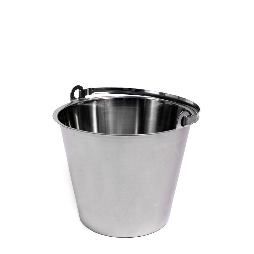 Produktabbildung: RENNER Eimer aus Edelstahl, 7 Liter