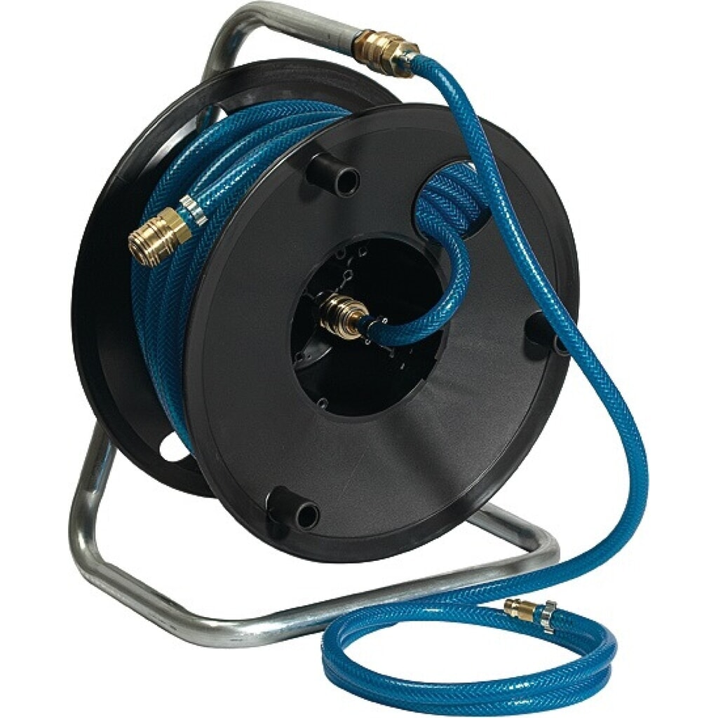 RIEGLER Druckluftschlauchtrommel ID 6mm AD 12mm L.20m Produktabbildung: RIEGLER Druckluftschlauchtrommel ID 6mm AD 12mm L.20m