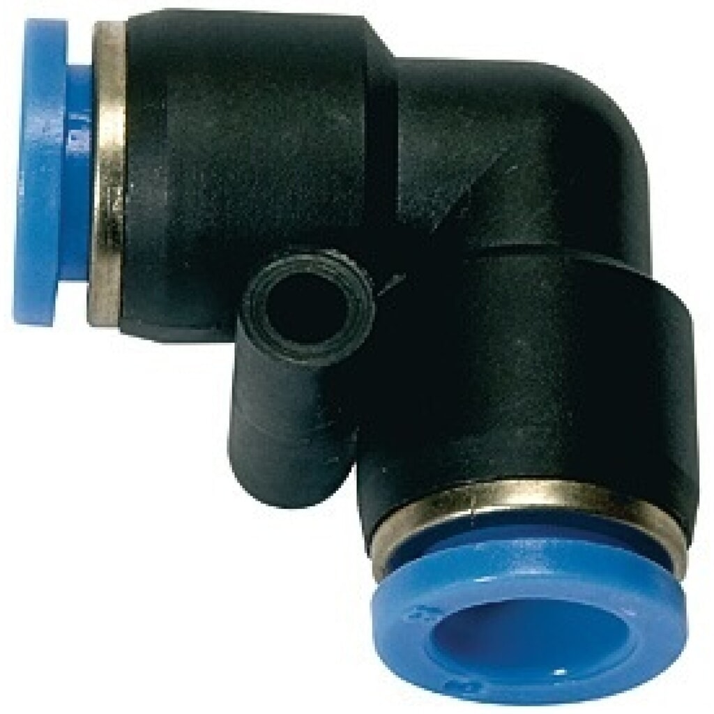 RIEGLER L-Steckverbindung Blaue Serie, 6 mm, L1 18,7 mm Produktabbildung: RIEGLER L-Steckverbindung Blaue Serie, 6 mm, L1 18,7 mm