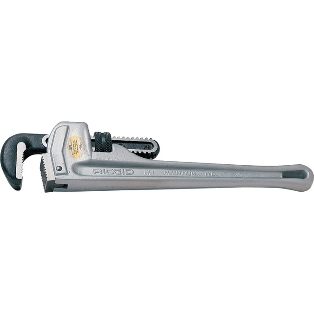 RIDGID Rohrzange Gesamt-L.450mm Spann-W.50mm f.Rohre 2 1/2 Zoll Alu Produktabbildung: RIDGID Rohrzange Gesamt-L.450mm Spann-W.50mm f.Rohre 2 1/2 Zoll Alu