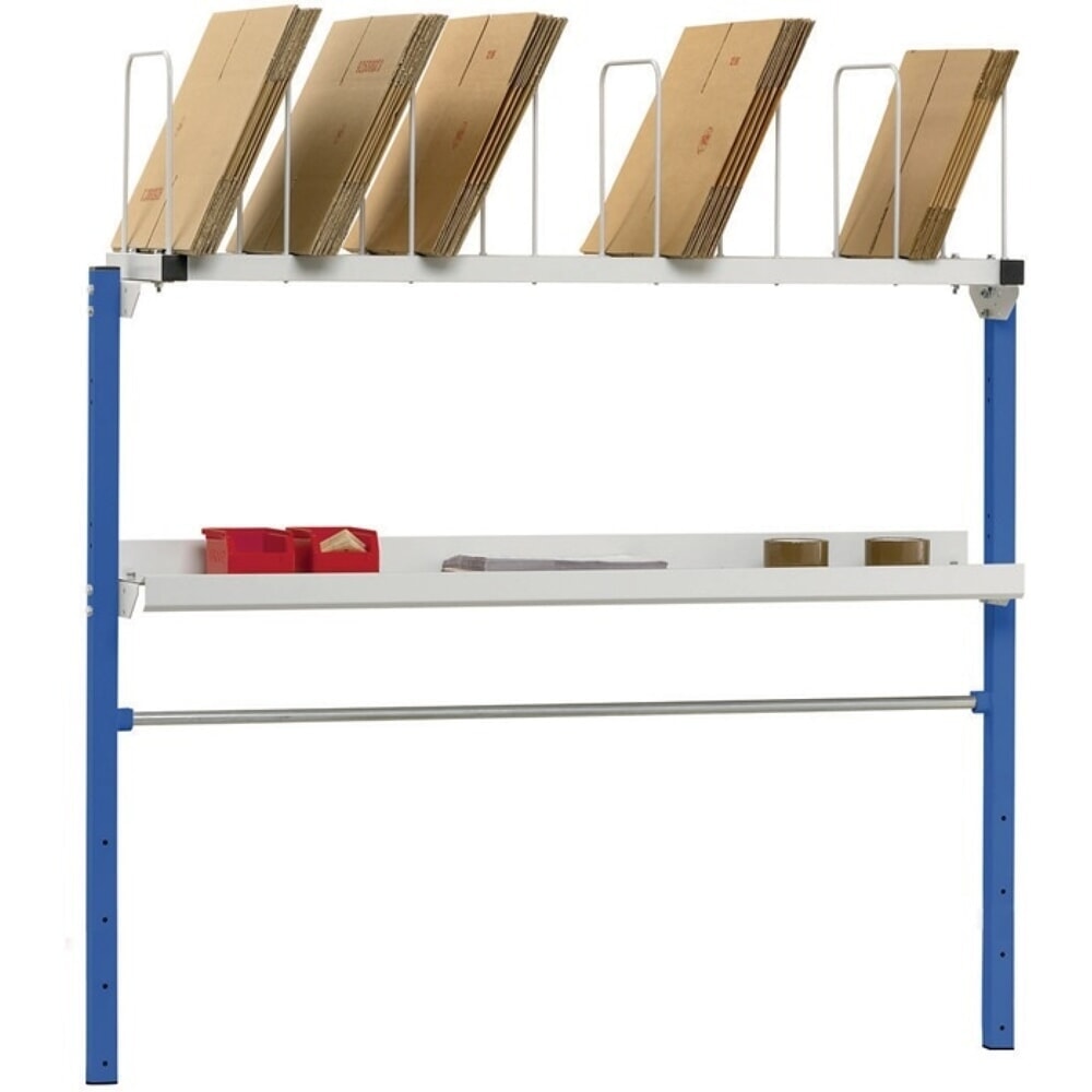 Produktabbildung: Rocholz Pack- und Arbeitstischaufbau V1 für Grundtisch, 1.600 oder 2.000 mm