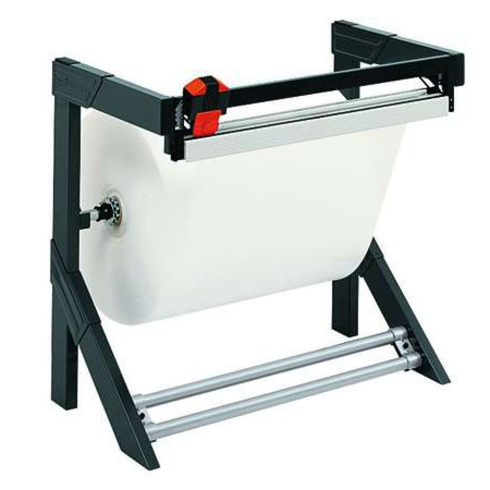 Produktabbildung: Rocholz Schneidständer waagerecht, für Grossrollen, Rollengewicht max. 200 kg, Schnittbreite 750 mm