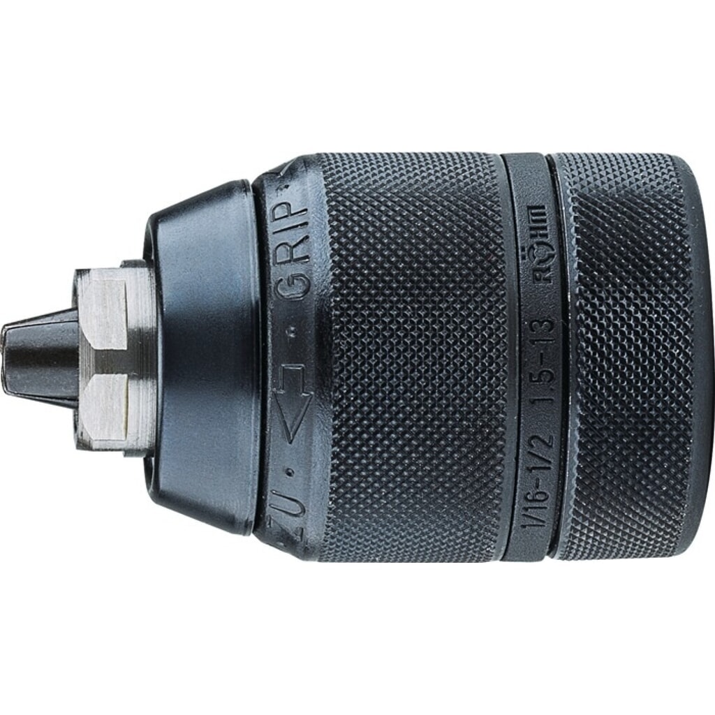 Produktabbildung: RÖHM Schnellspannbohrfutter, 1/2″ - 20 mm, Spann-Ø 1-10 mm, für Rechts- und Linkslauf Metall