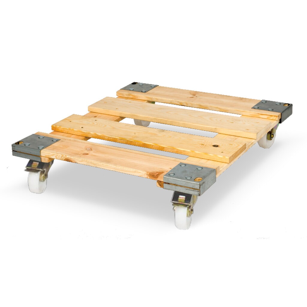 Rollbehälter, 4-seitig, einteilige Vorderwand, Holz-Rollplatte, HxBxT 1.650 x 720 x 810 mm Produktabbildung Nr. 2: Rollbehälter, 4-seitig, einteilige Vorderwand, Holz-Rollplatte, HxBxT 1.650 x 720 x 810 mm