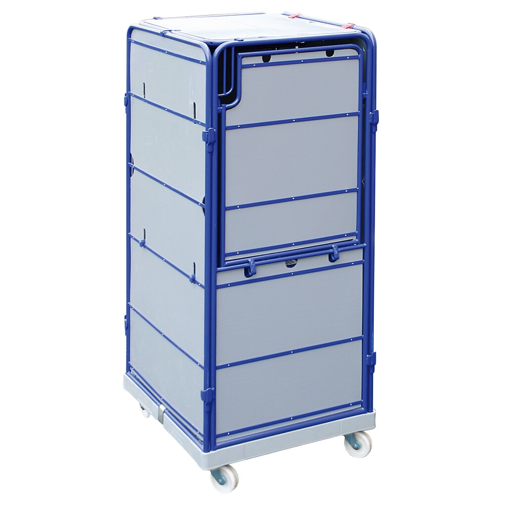 Rollbox, 5-seitig, HxBxT aussen 1.590 x 724 x 815 mm Produktabbildung: Rollbox, 5-seitig, HxBxT aussen 1.590 x 724 x 815 mm