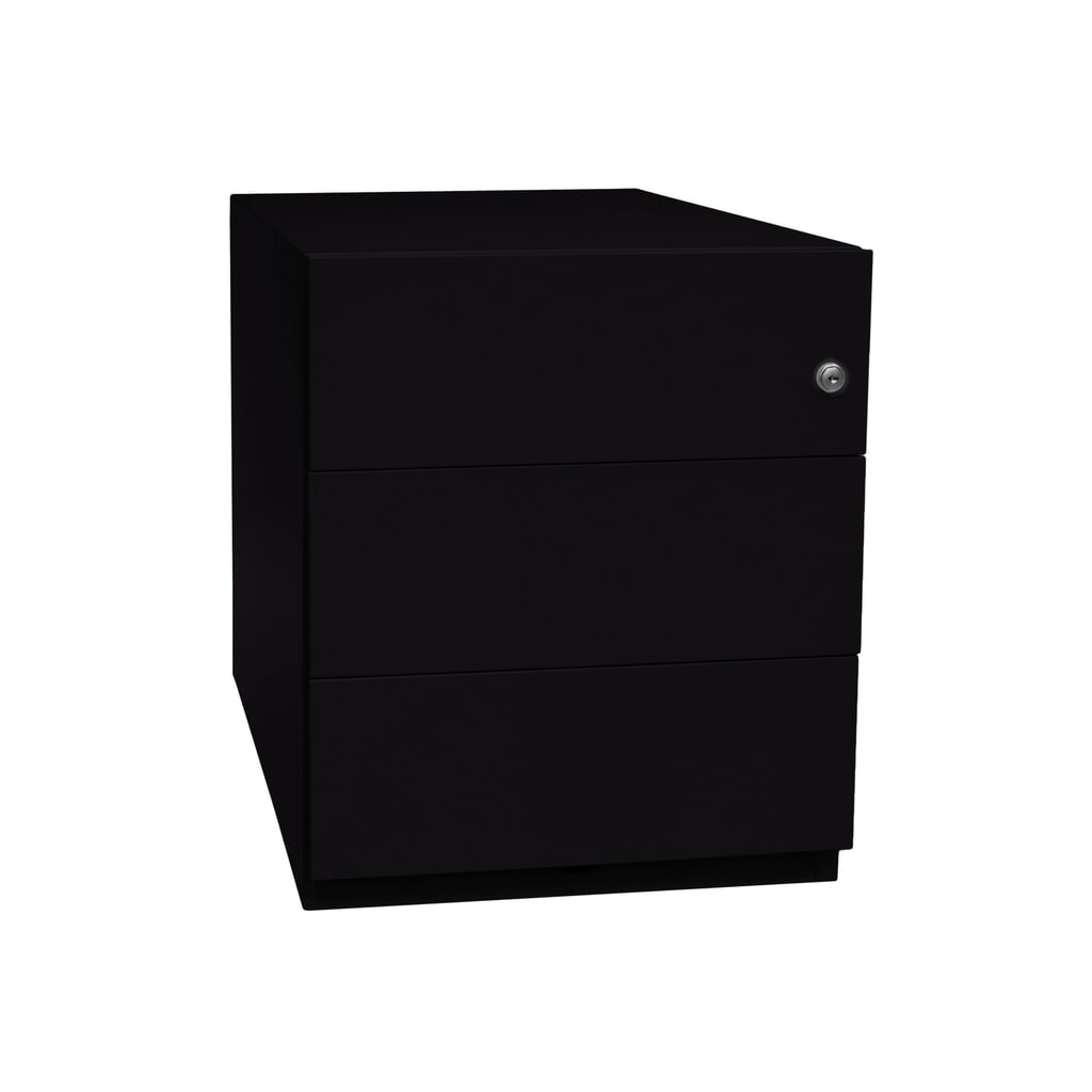 Produktabbildung Nr. 1: Rollcontainer Note™, HxBxT 495 x 420 x 565, 3 Schubladen, schwarz