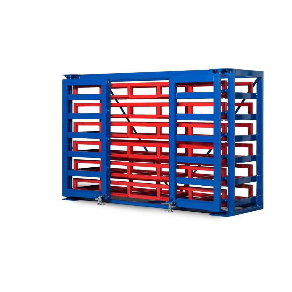 Produktabbildung Nr. 2: RR-Industrietechnik® Kassetten-Schubfachregal Typ RKS, Fachlast je Schublade bis 2000 kg, 100% ausziehbare Schubladen