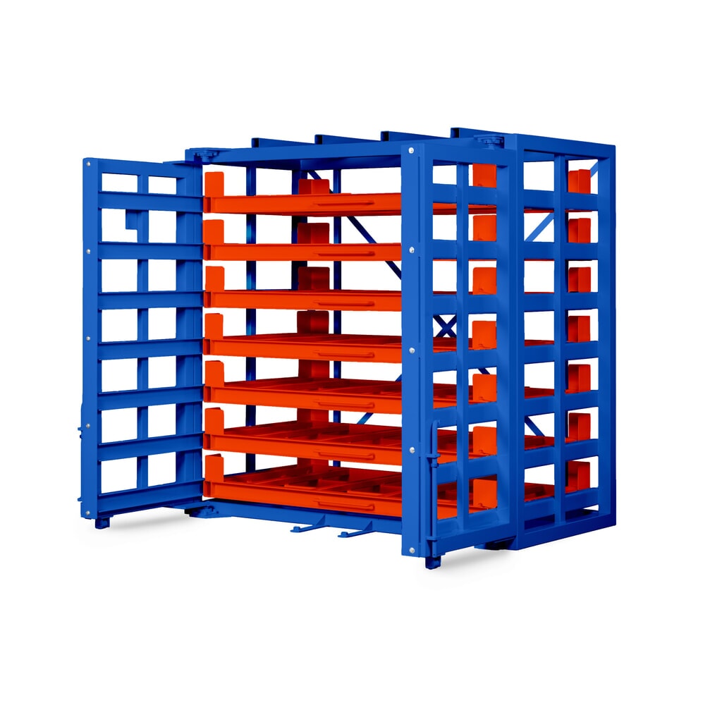 RR-Industrietechnik® Schubfachregal für Bleche Typ RBR-20G Produktabbildung: RR-Industrietechnik® Schubfachregal für Bleche Typ RBR-20G