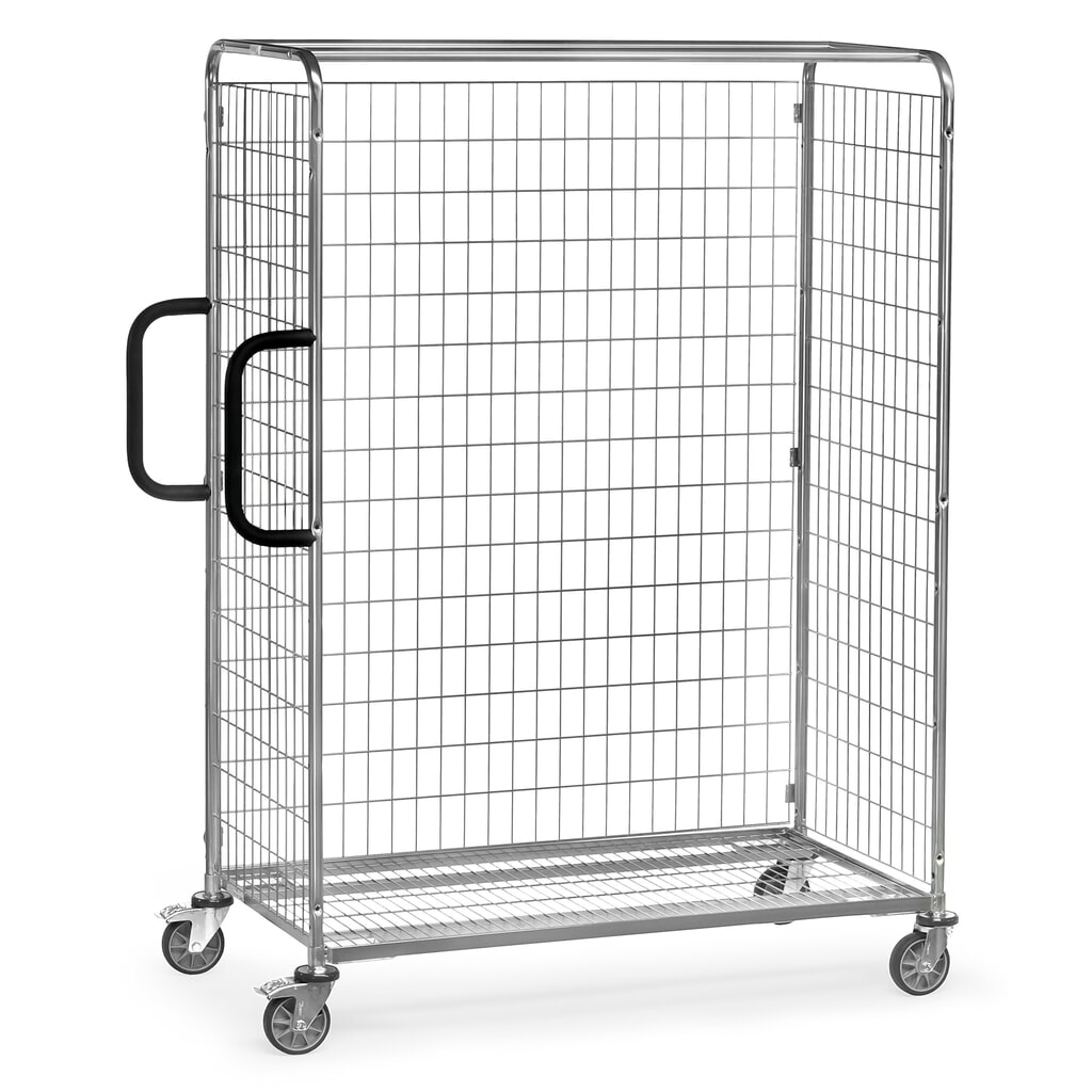 Rückwandgitter für fetra® Kommissionierwagen, HxB 1.225 x 650 mm Produktabbildung: Rückwandgitter für fetra® Kommissionierwagen, HxB 1.225 x 650 mm