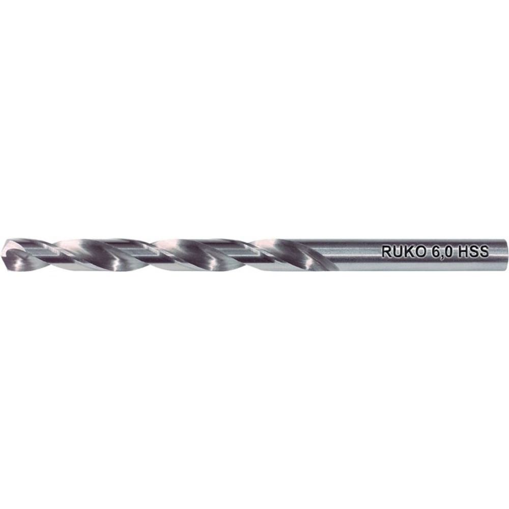 Produktabbildung: RUKO Spiralbohrer DIN 338 Typ N D.1,5mm HSS profilgeschl.Zyl.schaft